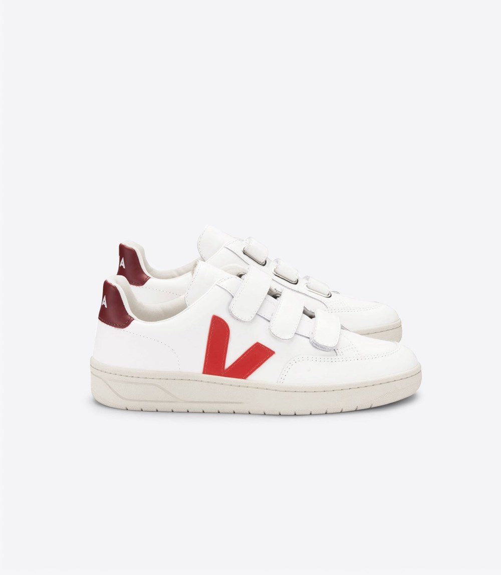 Tenis Veja Mujer - V-Lock Cuero - Blancos - 963LYOHPG